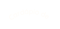 Cardápio de
